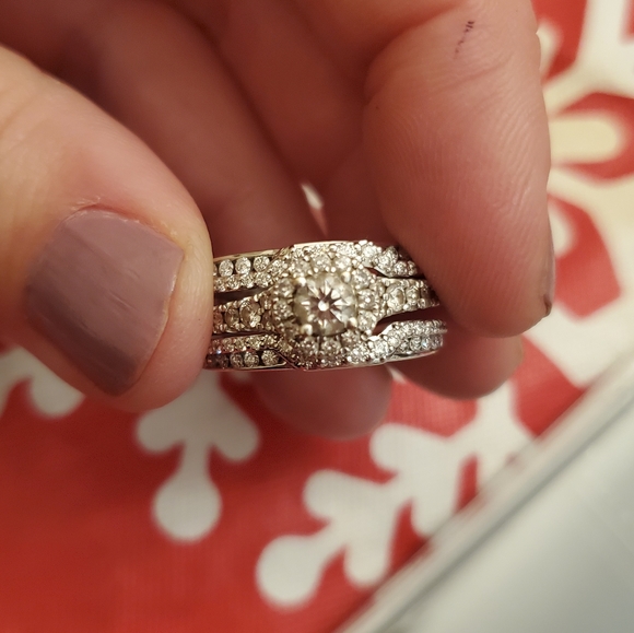 engagement/wedding ring set